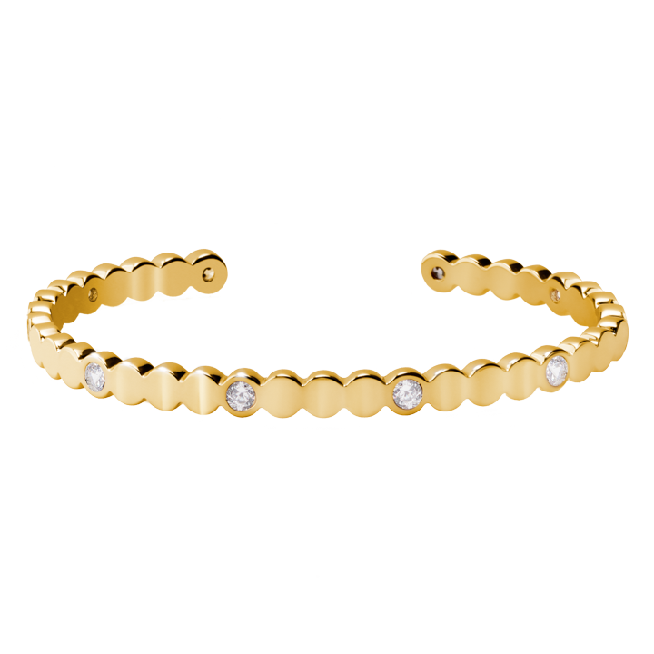 LUMI SHINE METAL & ZIRCONIUM CUFF - Color Option