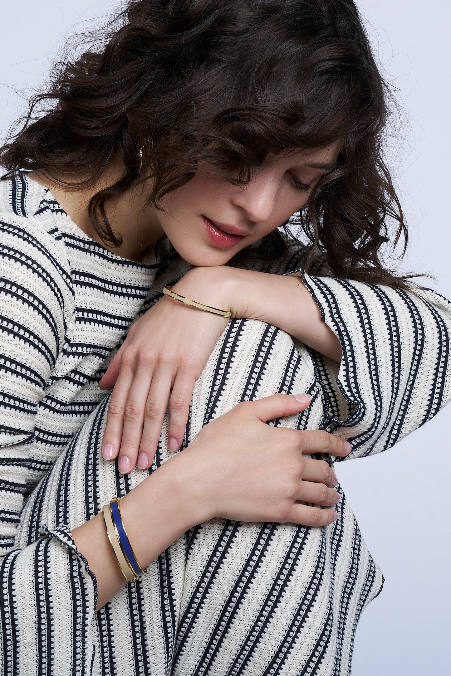 BANGLE Thin Ajustable Cuff - Color Option