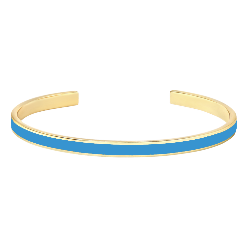 BANGLE Thin Ajustable Cuff - Color Option