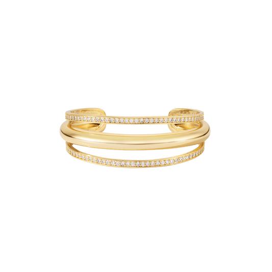 LIGNE ZIRCONIUM CUFF LARGE