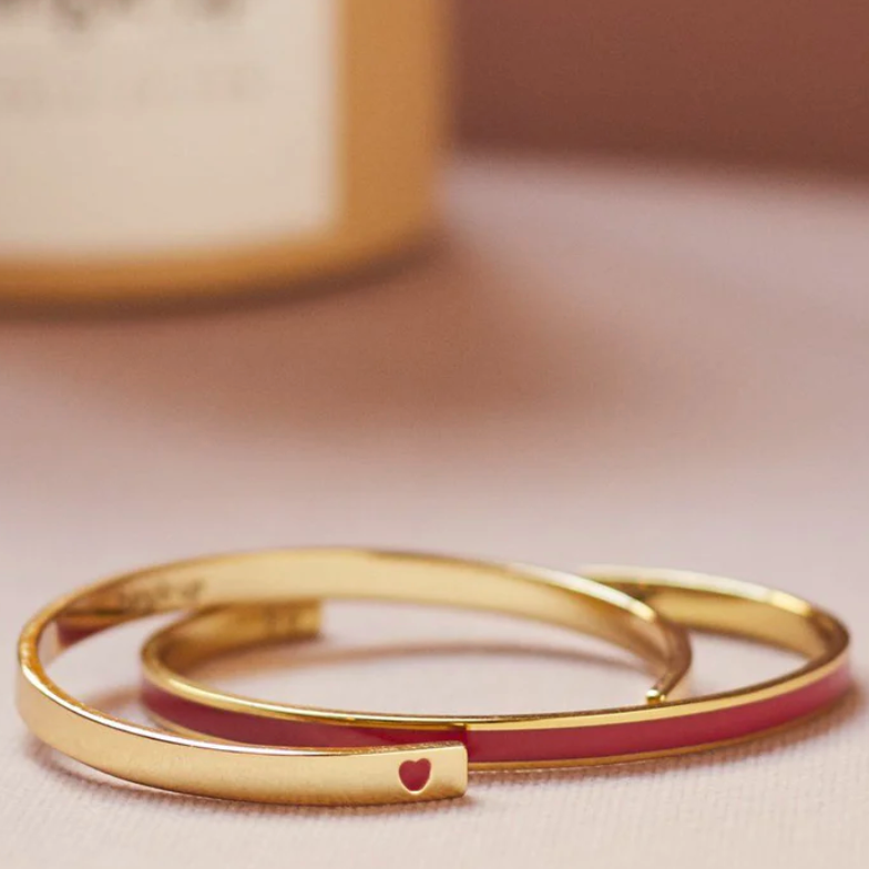 PARIS LOVERS BANGLE CUFF SET